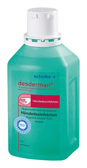 slide image desderman® Händedesinfektion